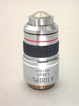 Enlarge Olympus A100PL 100x Microscope Objective