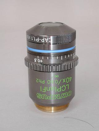 Olympus LCPlanFL 40x Phase Contrast Microscope Objective